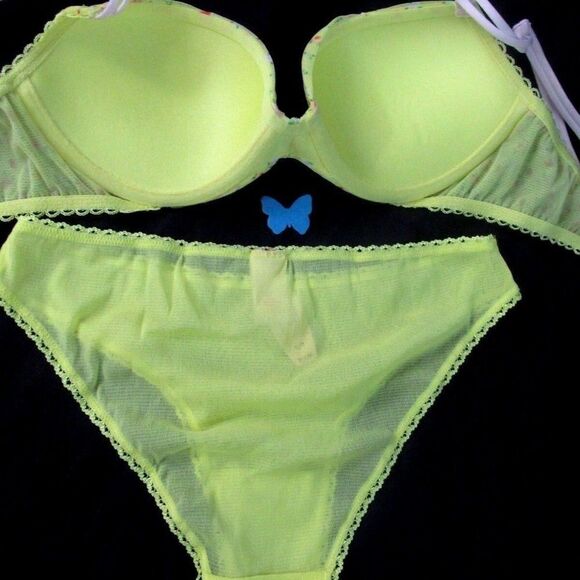 Victoria's Secret Paded Demi Bra Set 396 - Picture 3 of 3